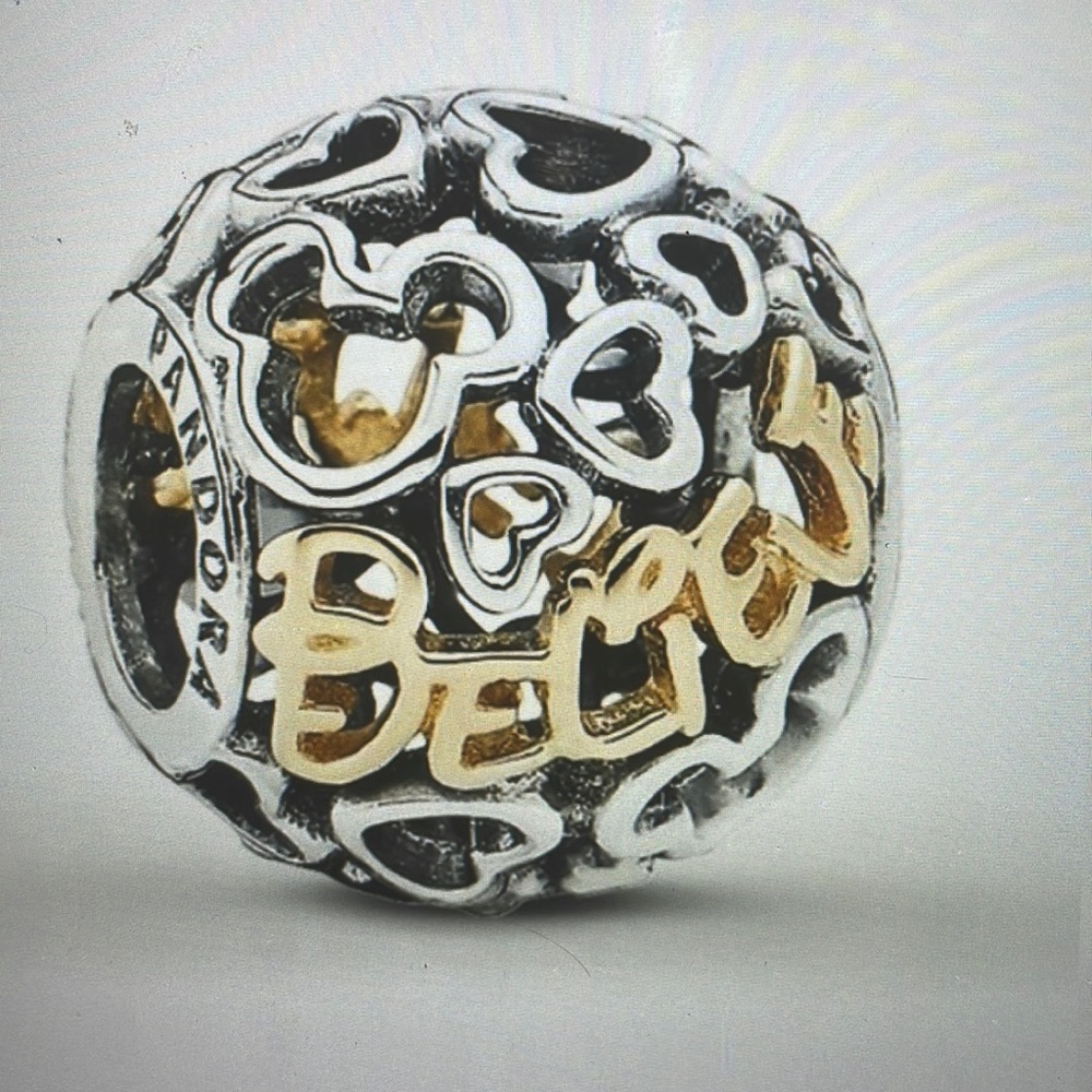 Pandora Disney Parks Exclusive Believe Charm 14K Gold
